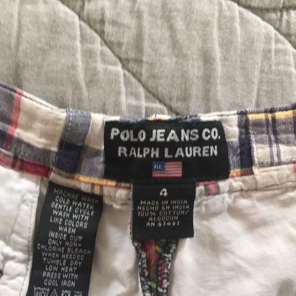 Ralph Lauren Polo Jeans Co. Madras Plaid Shorts - Picture 3 of 5